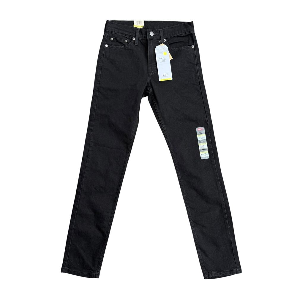 NWT Levi's 510 Skinny Fit Jeans 27x32 Mens Native Cali Dark Grey Black Flex